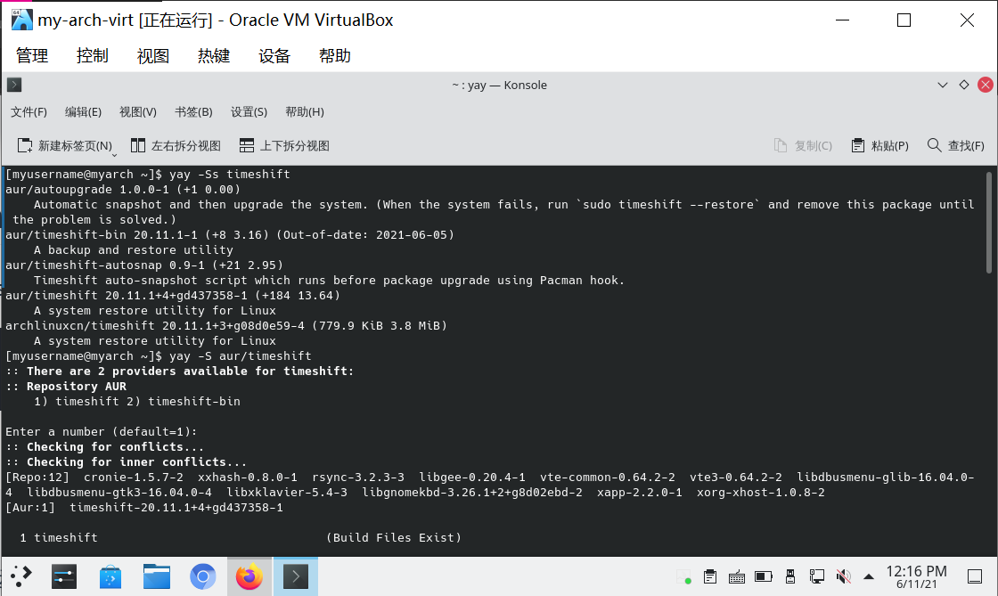 timeshift-install